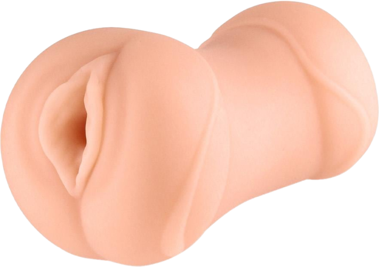 Αυνανιστήρι κόλπου από tpe σε φυσικό χρώμα, μήκους 9,7 εκ. και μέγιστης διαμέτρου 6,3 εκ.