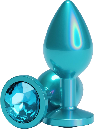 Σφήνα με κόσμημα από αλουμίνιο, μήκους 8,2 εκ. και μέγιστης διαμέτρου 3,3 εκ.