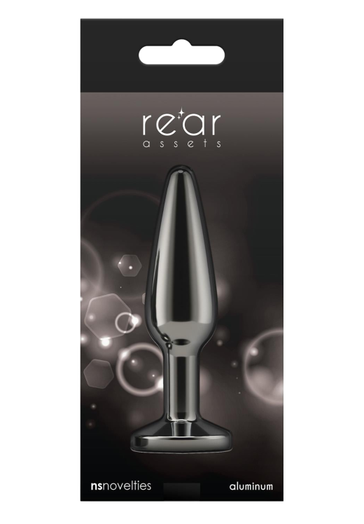 Σφήνα με κόσμημα από αλουμίνιο σε μαύρο χρώμα, μήκους 9,9 εκ. και μέγιστης διαμέτρου 2,4 εκ.