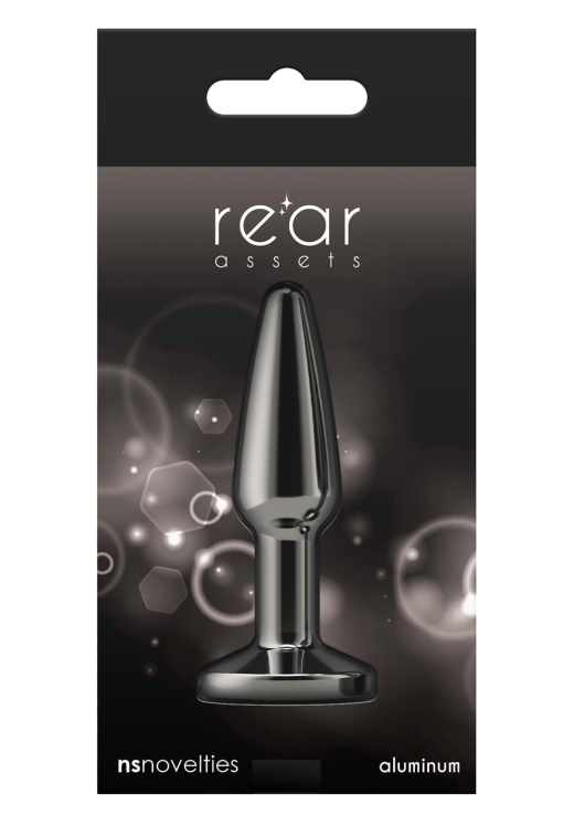 Σφήνα με κόσμημα από αλουμίνιο σε μαύρο χρώμα, μήκους 7,8 εκ. και μέγιστης διαμέτρου 1,9 εκ.