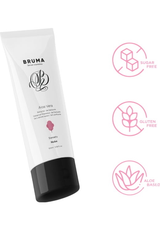 Λιπαντικό με γεύση ζαχαρωτό σε συσκευασία 100  ml σε φυσικό χρώμα