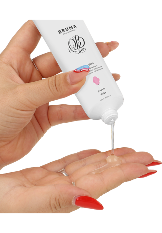 Λιπαντικό με γεύση ζαχαρωτό σε συσκευασία 100  ml σε φυσικό χρώμα