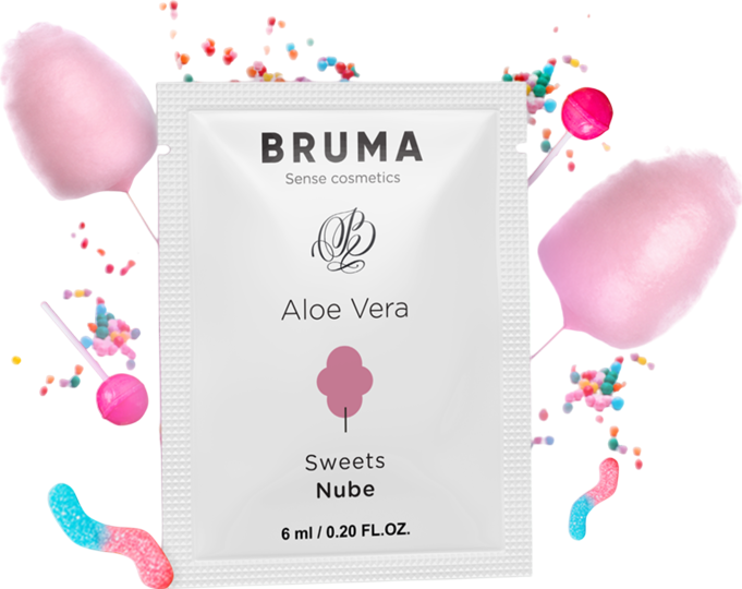 Λιπαντικό με γεύση ζαχαρωτό σε συσκευασία 6 ml σε φυσικό χρώμα