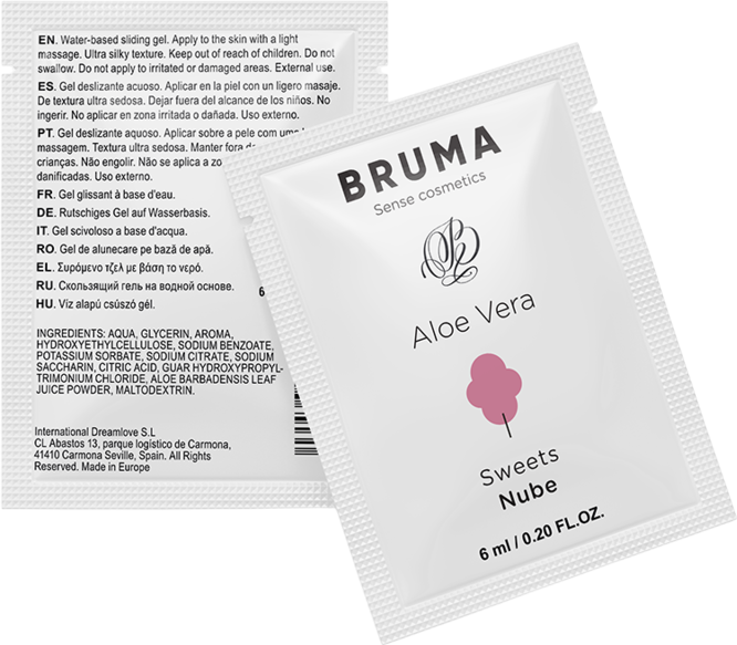 Λιπαντικό με γεύση ζαχαρωτό σε συσκευασία 6 ml σε φυσικό χρώμα