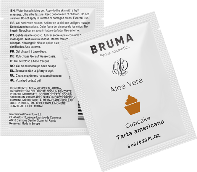 Λιπαντικό με γεύση cupcake σε συσκευασία 6 ml