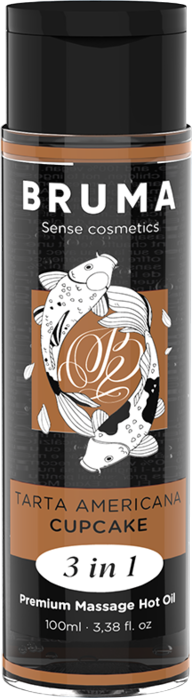 Λάδι μασάζ με γεύση cupcake σε συσκευασία 100 ml