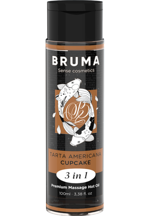 Λάδι μασάζ με γεύση cupcake σε συσκευασία 100 ml