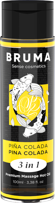 Λάδι μασάζ με γεύση pina colada σε συσκευασία 100 ml