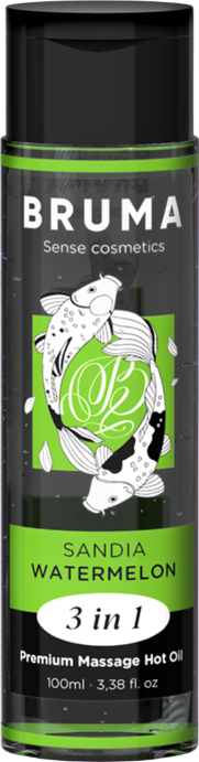 Λάδι μασάζ με γεύση καρπούζι σε συσκευασία 100  ml