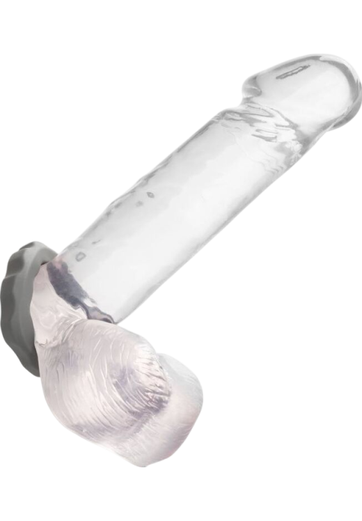 Δαχτυλίδι πέους από σιλικόνη σε γκρι χρώμα