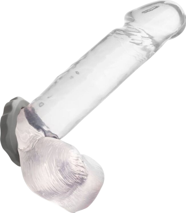 Δαχτυλίδι πέους από σιλικόνη σε γκρι χρώμα