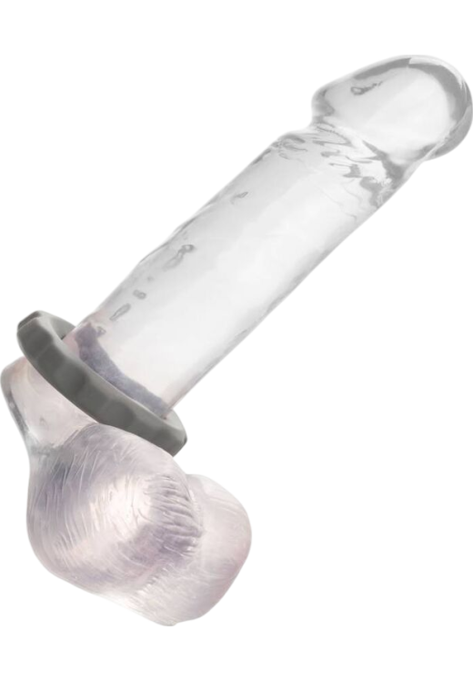 Δαχτυλίδι πέους από σιλικόνη σε γκρι χρώμα