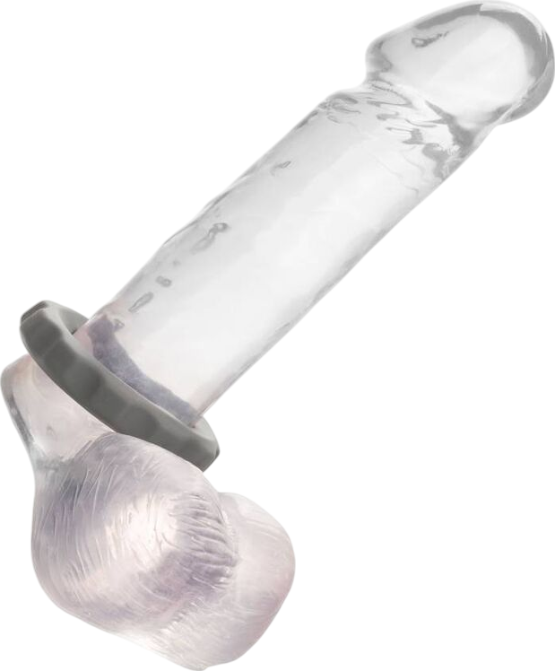 Δαχτυλίδι πέους από σιλικόνη σε γκρι χρώμα