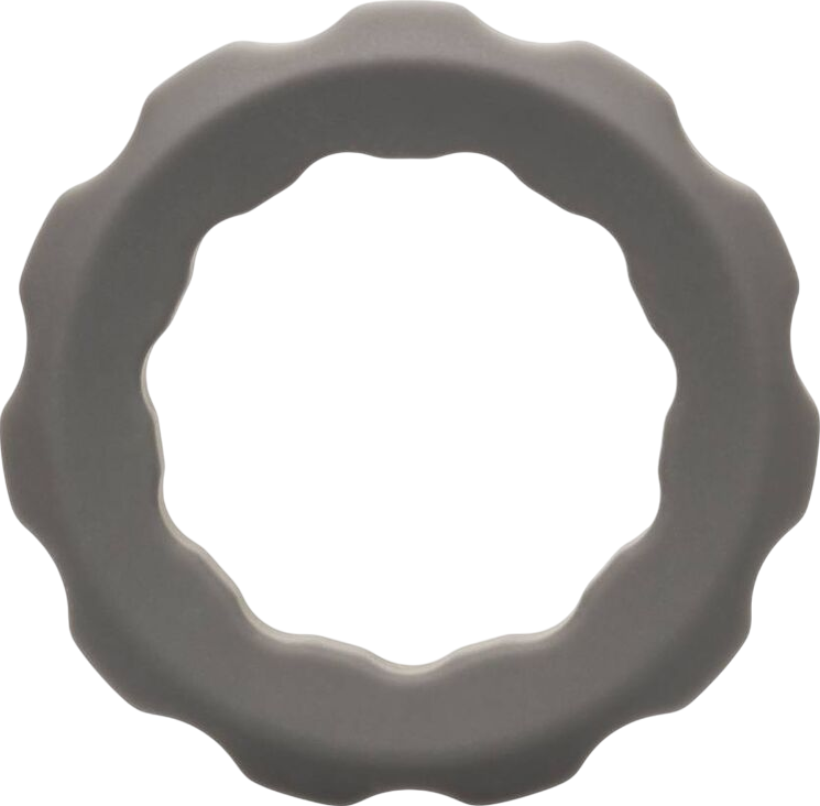 Δαχτυλίδι πέους από σιλικόνη σε γκρι χρώμα