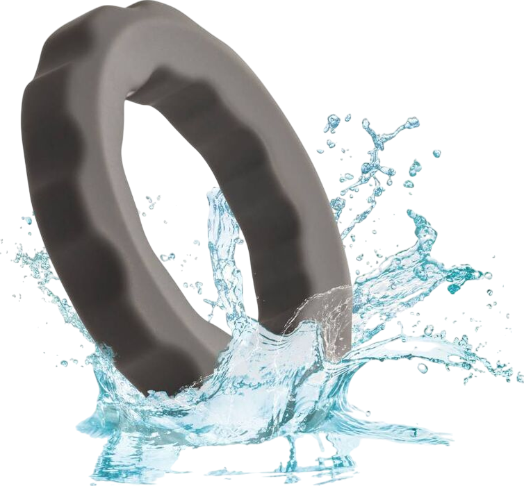 Δαχτυλίδι πέους από σιλικόνη σε γκρι χρώμα