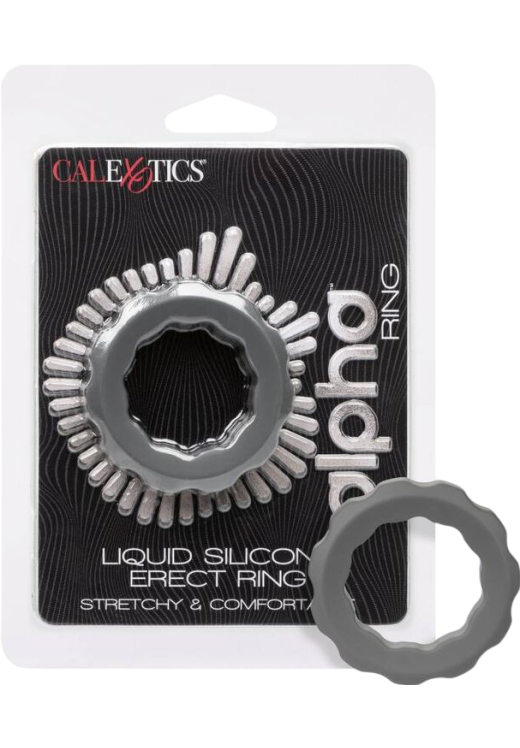 Δαχτυλίδι πέους από σιλικόνη σε γκρι χρώμα