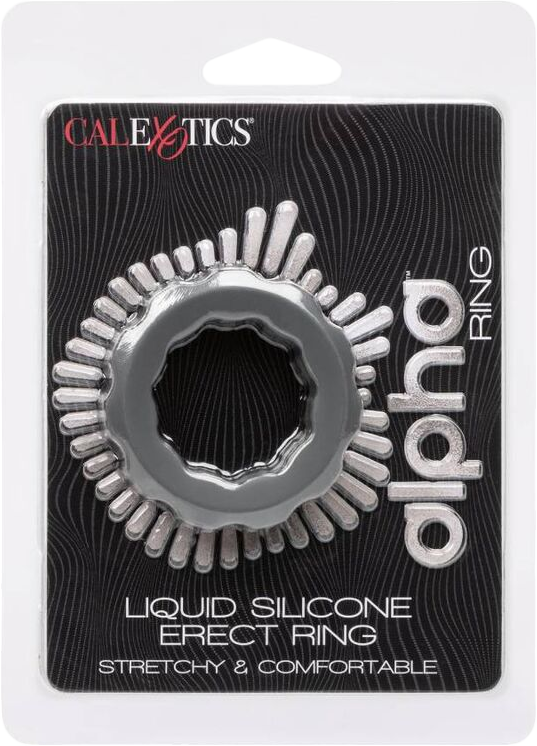 Δαχτυλίδι πέους από σιλικόνη σε γκρι χρώμα