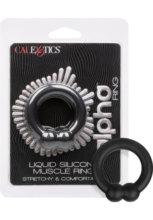 Δαχτυλίδι πέους από σιλικόνη σε μαύρο χρώμα