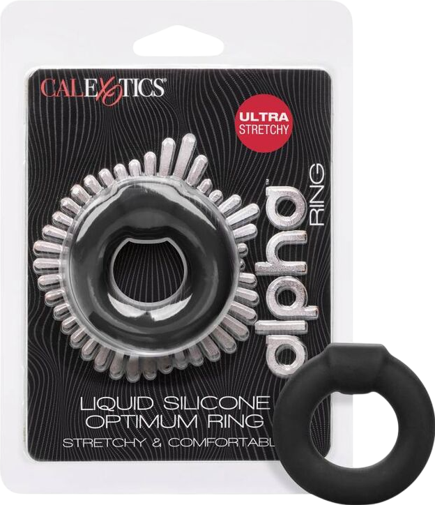 Δαχτυλίδι πέους από σιλικόνη σε μαύρο χρώμα