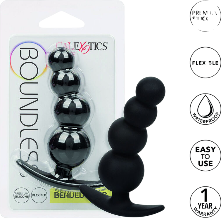 Πρωκτική σφήνα από σιλικόνη σε μαύρο χρώμα, μήκους 9 εκ. και μέγιστης διαμέτρου 3,25 εκ.