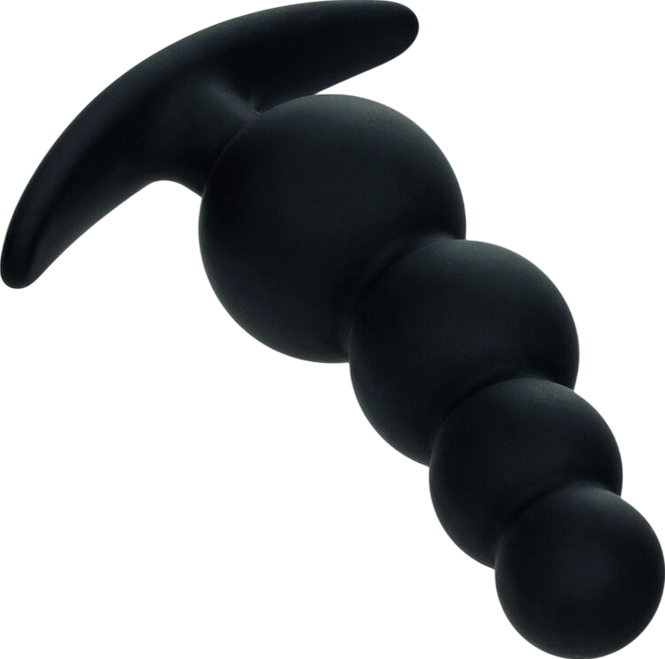 Πρωκτική σφήνα από σιλικόνη σε μαύρο χρώμα, μήκους 9 εκ. και μέγιστης διαμέτρου 3,25 εκ.