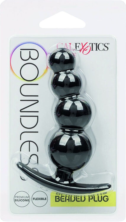 Πρωκτική σφήνα από σιλικόνη σε μαύρο χρώμα, μήκους 9 εκ. και μέγιστης διαμέτρου 3,25 εκ.