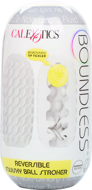 Αυνανιστήρι σε διάφανο χρώμα, μήκους 11,5 εκ. και μέγιστης διαμέτρου 5,75 εκ.