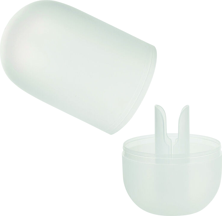 Αυνανιστήρι σε γκρι χρώμα, μήκους 11,5 εκ. και μέγιστης διαμέτρου 5,75 εκ.