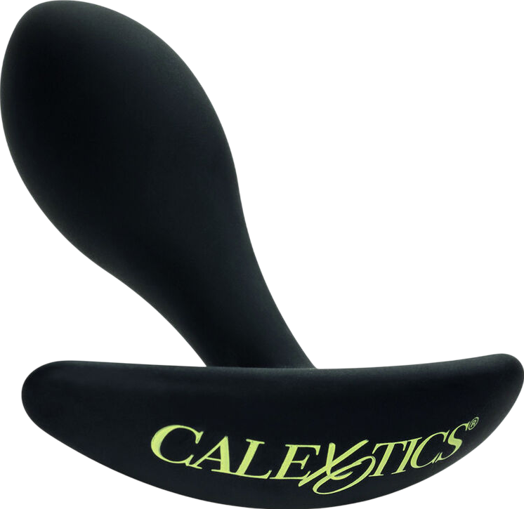 Πρωκτική σφήνα από σιλικόνη σε μαύρο χρώμα, μήκους 7,5 εκ. και μέγιστης διαμέτρου 2 εκ.