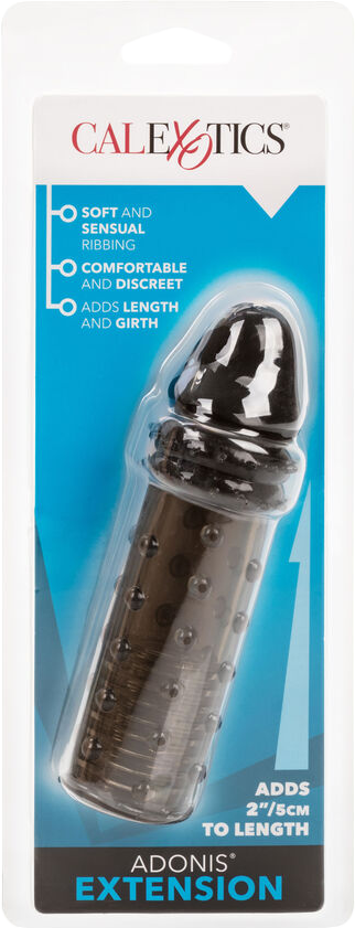 Προέκταση πέους από σιλικόνη σε μαύρο χρώμα