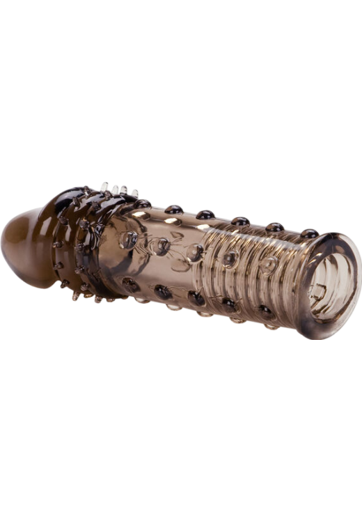 Προέκταση πέους από σιλικόνη σε μαύρο χρώμα