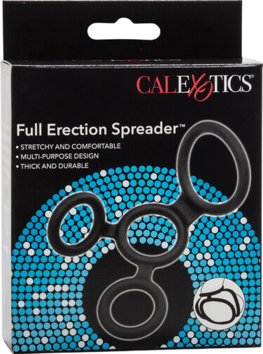 Διπλό δαχτυλίδι πέους σε μαύρο χρώμα