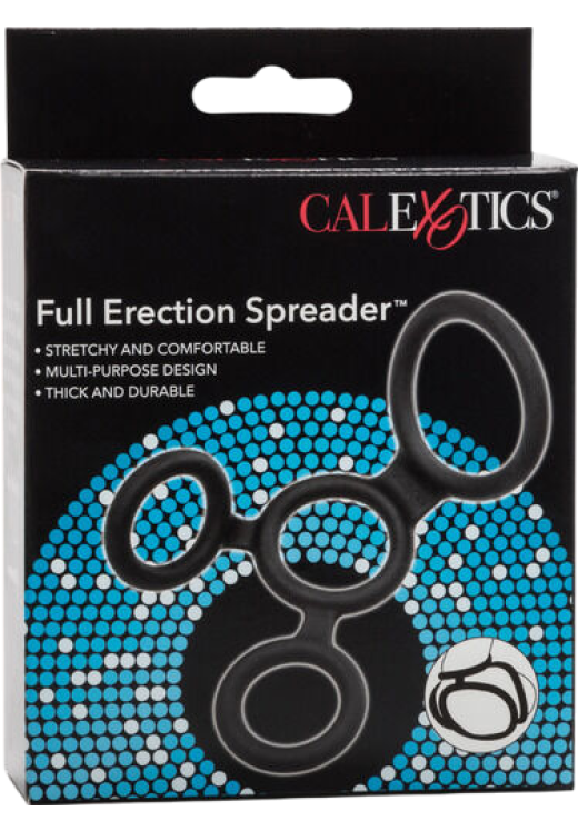 Διπλό δαχτυλίδι πέους σε μαύρο χρώμα