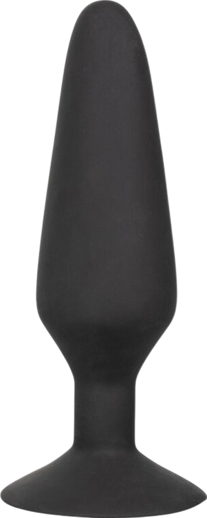 Πρωκτική σφήνα από σιλικόνη σε μαύρο χρώμα, μήκους 16 εκ. και μέγιστης διαμέτρου 4,5 εκ.