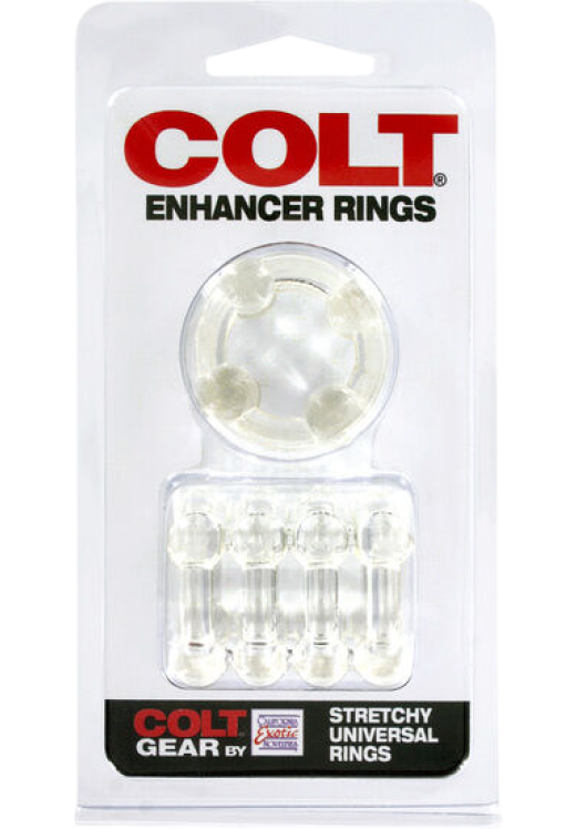 Σετ δαχτυλίδια πέους από pvc σε διάφανο χρώμα