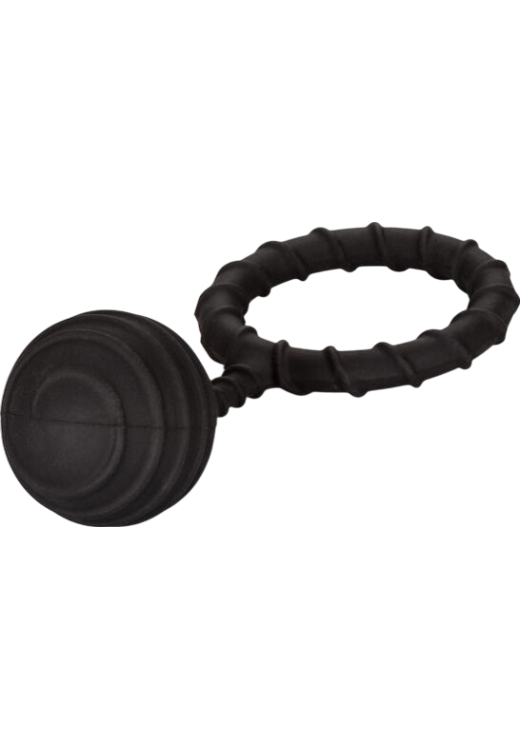 Δαχτυλίδι πέους από σιλικόνη σε μαύρο χρώμα, μέγιστης διαμέτρου 4,5 εκ.