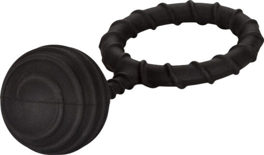 Δαχτυλίδι πέους από σιλικόνη σε μαύρο χρώμα, μέγιστης διαμέτρου 4,5 εκ.