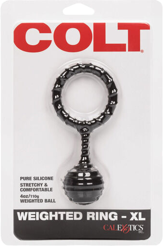 Δαχτυλίδι πέους από σιλικόνη σε μαύρο χρώμα, μέγιστης διαμέτρου 4,5 εκ.