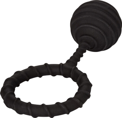 Δαχτυλίδι πέους από σιλικόνη σε μαύρο χρώμα, μέγιστης διαμέτρου 4,5 εκ.