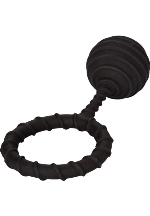 Δαχτυλίδι πέους από σιλικόνη σε μαύρο χρώμα, μέγιστης διαμέτρου 4,5 εκ.