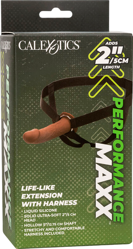 Ζώνη στραπόν από σιλικόνη σε καφέ χρώμα, μήκους 17,25 εκ. και μέγιστης διαμέτρου 7,5 εκ.