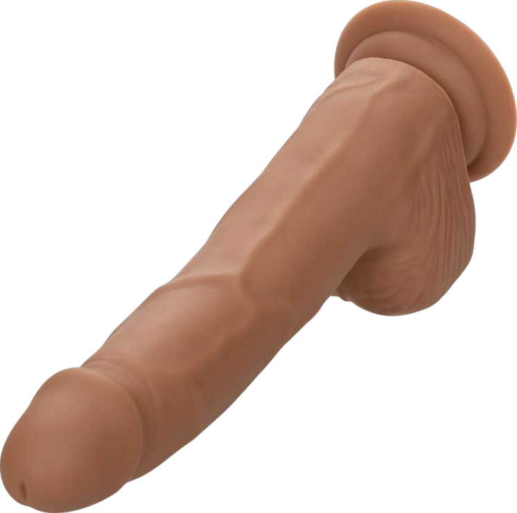 Ομοίωμα πέους από σιλικόνη σε καφέ χρώμα, μήκους 20,2 εκ. και μέγιστης διαμέτρου 4,5 εκ.