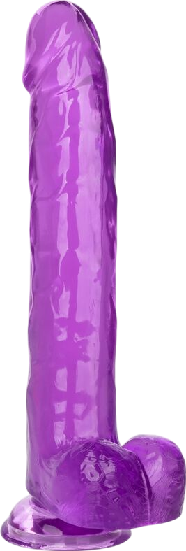 Xl ομοίωμα πέους από tpr σε μοβ χρώμα, μήκους 30,5 εκ. και μέγιστης διαμέτρου 5 εκ.