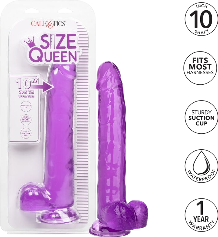 Xl ομοίωμα πέους από tpr σε μοβ χρώμα, μήκους 30,5 εκ. και μέγιστης διαμέτρου 5 εκ.