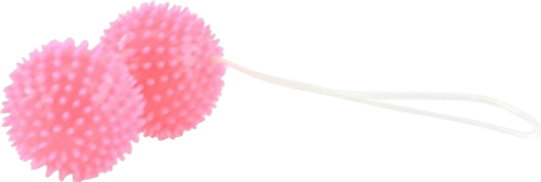 Kegel μπάλες από abs σε ροζ χρώμα, μέγιστης διαμέτρου 3,5 εκ.