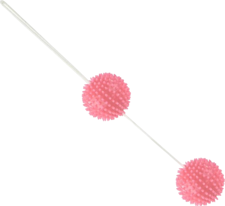 Kegel μπάλες από abs σε ροζ χρώμα, μέγιστης διαμέτρου 3,5 εκ.