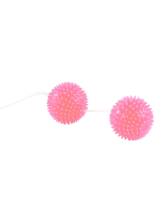 Kegel μπάλες από abs σε ροζ χρώμα, μέγιστης διαμέτρου 3,5 εκ.