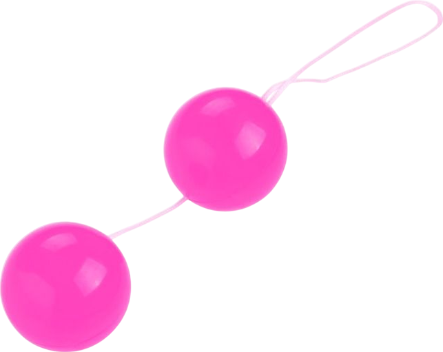 Kegel μπάλες από abs σε μοβ χρώμα, μέγιστης διαμέτρου 3,5 εκ.