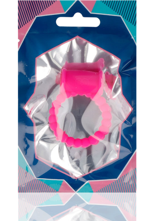 Δαχτυλίδι Πέους Με Δόνηση Casual Love Ring Beaded Pink