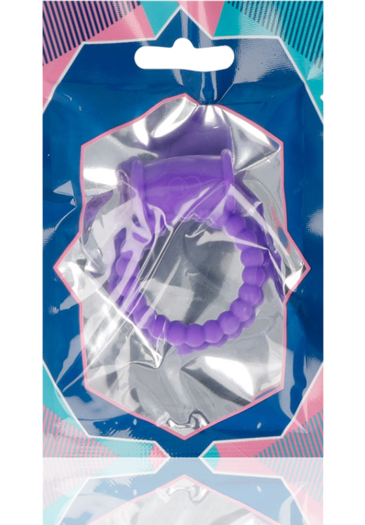 Δαχτυλίδι Πέους Με Δόνηση Casual Love Ring Beaded Purple